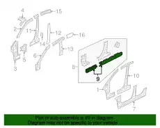  BP4K70130D MAZDA ПОРОГ (10106050/140212/