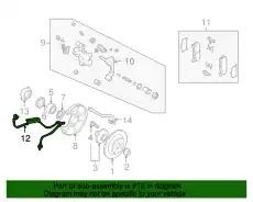 SENSOR(L),RR-A.B.S. N068-43-72YC MAZDA