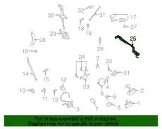 SENSOR(R).POWER LIFT TD12-62-6G0C MAZDA