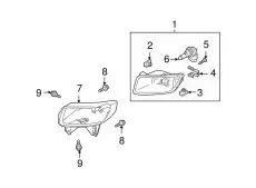 Фара противотуманная MAZDA TD11-51-680B