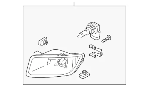 Фара противотуманная MAZDA TD11-51-680B