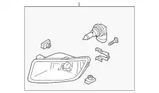 Фара противотуманная MAZDA TD11-51-690B