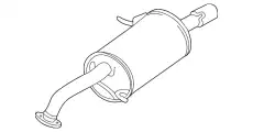 SILENCER MAIN -US- FSG1-40-100B MAZDA