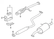 SILENCER MAIN -US- FSG1-40-100B MAZDA