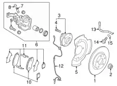 CALIPER(R).PADLESS-R NAYJ-26-98ZB MAZDA