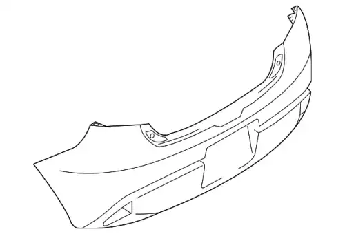 Бампер задний DR61-50-221D-BB MAZDA