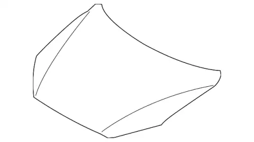 BONNET DKY0-52-31XA MAZDA
