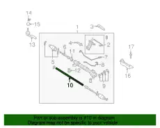 BP4L32119 SHAFT STEERING MAZDA