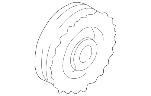 Шкив коленвала FSB8-11-400 MAZDA