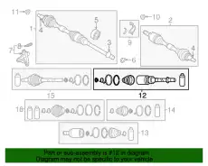 JOINT SET(R).INNER FTB8-22-520 MAZDA