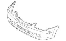 Бампер перед BN5V-50-031B-BB MAZDA