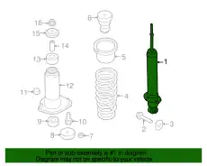 DAMPER REAR NH47-28-700A MAZDA