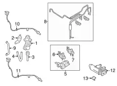 SENSOR AIR FUEL -USA LF3T-18-8G1 MAZDA