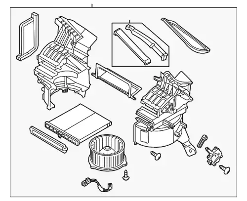 Отопитель воздушный MAZDA KR22-61-140