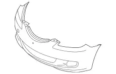 Бампер перед BN8F-50-031D-BB MAZDA