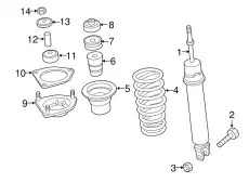 DAMPER.FRONT NH46-34-700 MAZDA