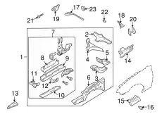 PANEL(R).WHEEL APRON N067-53-210A MAZDA