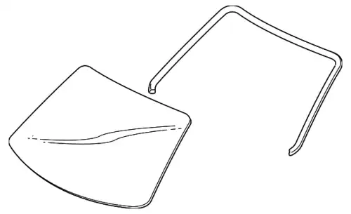 Стекло лобовое BN8P-63-900C MAZDA