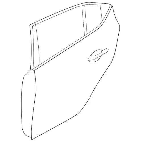BODY(R).REAR DOOR BHY0-72-02XF MAZDA