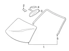 Стекло лобовое CC99-63-900E MAZDA