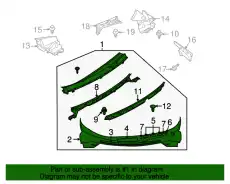 Решетка радиатора MAZDA TD11-50-7N0F