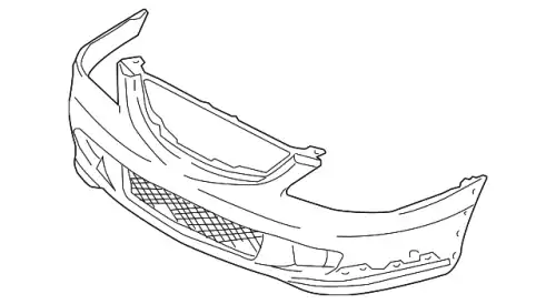 Бампер перед LE43-50-031C-BB MAZDA