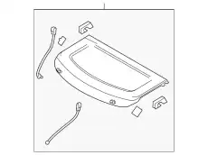 TRAY REAR PACKAGE BBN9-68-310E-02 MAZDA