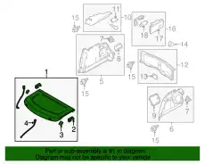 TRAY REAR PACKAGE BBN9-68-310E-02 MAZDA