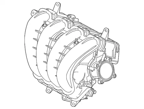 Коллектор впускной PE01-13-100 MAZDA