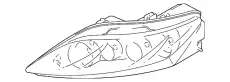 Фара MAZDA GK2A-51-0K0E