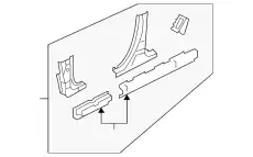 PANEL(R)SIDE SILL-US BNYF-70-130B MAZDA