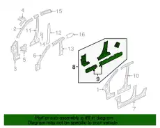 PANEL(R)SIDE SILL-US BNYF-70-130B MAZDA