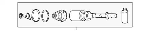 JOINT SET(R),INNER FTD6-22-520 MAZDA