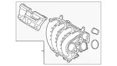 MANIFOLD.INLET PEAR-13-100 MAZDA
