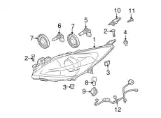 Фара MAZDA BBM4-51-0L0K