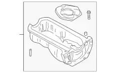 Поддон картера двигателя MAZDA BP6D-10-400A