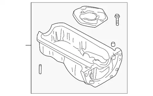 Поддон картера двигателя MAZDA BP6D-10-400A