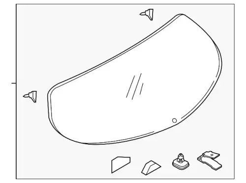  СТЕКЛО ЗАДНЕЕ KD45-63-930C MAZDA
