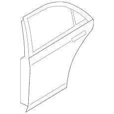 TDY1-72-02XN BODY(R),REAR DOOR MAZDA