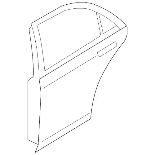 TDY1-72-02XN BODY(R),REAR DOOR MAZDA