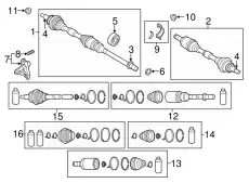 JOINT SET(R).OUTER FTB8-22-510 MAZDA