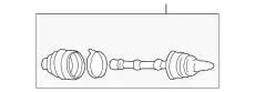 Шрус внешний лев GU01-22-610B MAZDA