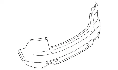 Бампер задний TK22-50-221B-BB MAZDA