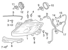 UNIT(R)HEADLAMP TK23-51-031 MAZDA