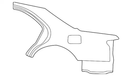 Крыло MAZDA TAY1-70-401