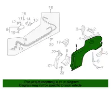 Крыло MAZDA NCY0-71-410A