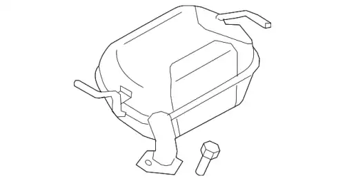 SILENCER MAIN CY01-40-100J MAZDA