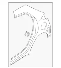 Крыло MAZDA D6Y1-71-410F