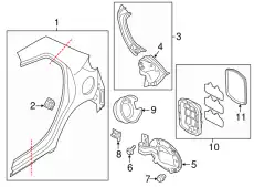 Крыло MAZDA D6Y1-71-410F