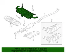 SILENCER.MAIN PE70-40-100B MAZDA